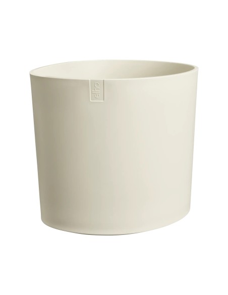Maceta Eden Blanco Lino 35 cm  Elegancia y Durabilidad para Jardín e Interior | Endanea Garden

