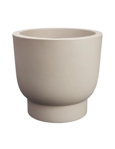 Maceta Amber Grail Beige Equilibrado 30cm | Elegante y Sofisticada para Plantas - Endanea Garden

