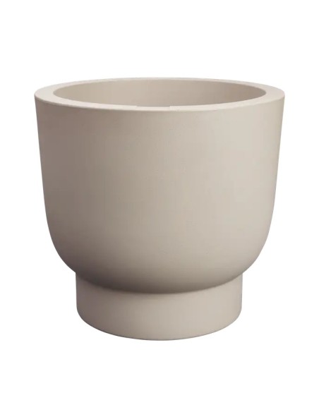 Maceta Amber Grail Beige Equilibrado 30cm | Elegante y Sofisticada para Plantas - Endanea Garden


