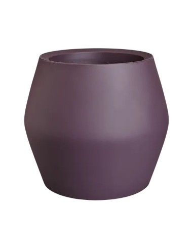 Maceta Tulipán de Junio Split Low Vintage Ciruela 46cm | Maceta Moderna y Elegante para Jardín y Espacios Interiores

