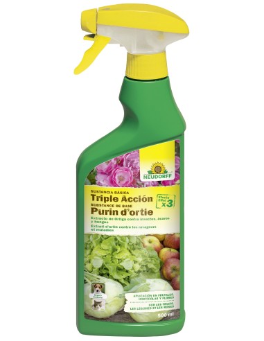 Bilkraft Triple Acción 500 ml Neudorff  Insecticida, fungicida y acaricida natural

