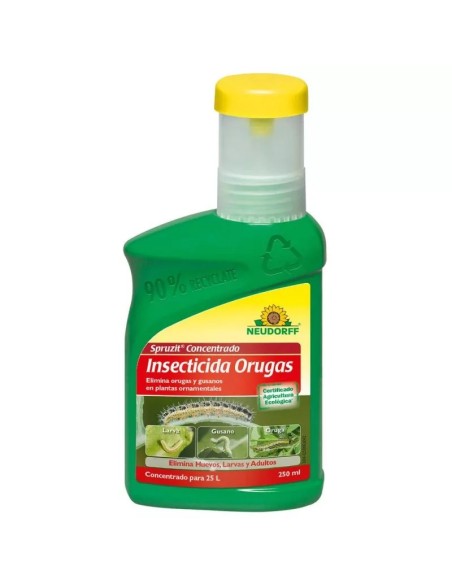 Insecticida Orugas Concentrado 250ml Neudorff  Control ecológico y eficaz de orugas

