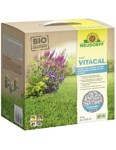 Vitacal 5 kg Neudorff | Enmienda Cálcica Natural para el Suelo

