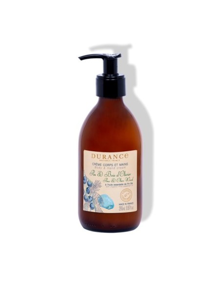 CREMA CORPORAL Y MANOS PINO Y MADERA DE OLIVO 295ML**