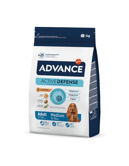 Advance Medium Adult Pollo 3kg  Alimento Premium para Perros Adultos de Raza Mediana