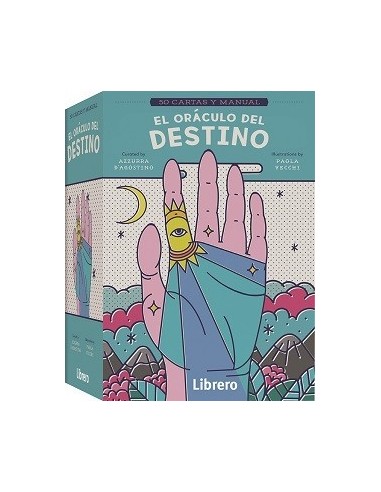 Oráculo del Destino Libro y Baraja 50 Cartas Manual Completo