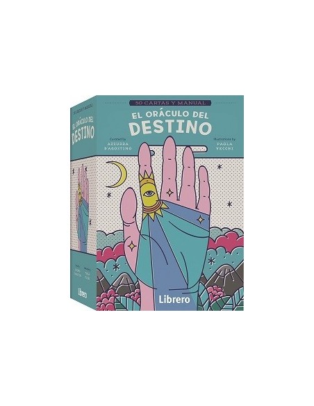 Oráculo del Destino Libro y Baraja 50 Cartas Manual Completo