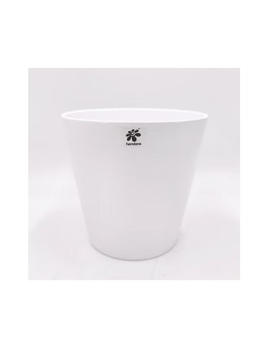 Maceta Cometa Blanco 10x10cm Herstera  Elegancia y Funcionalidad para Plantas Pequeñas

