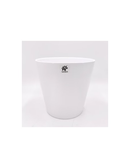 Maceta Cometa Blanco 10x10cm Herstera  Elegancia y Funcionalidad para Plantas Pequeñas

