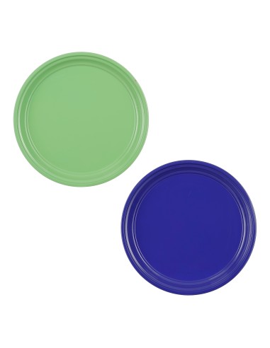 PLATO MILOS AZUL VERDE H3.5XD40CM