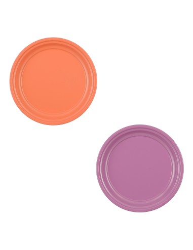 PLATO MILOS LILA SALMON H3X30CM