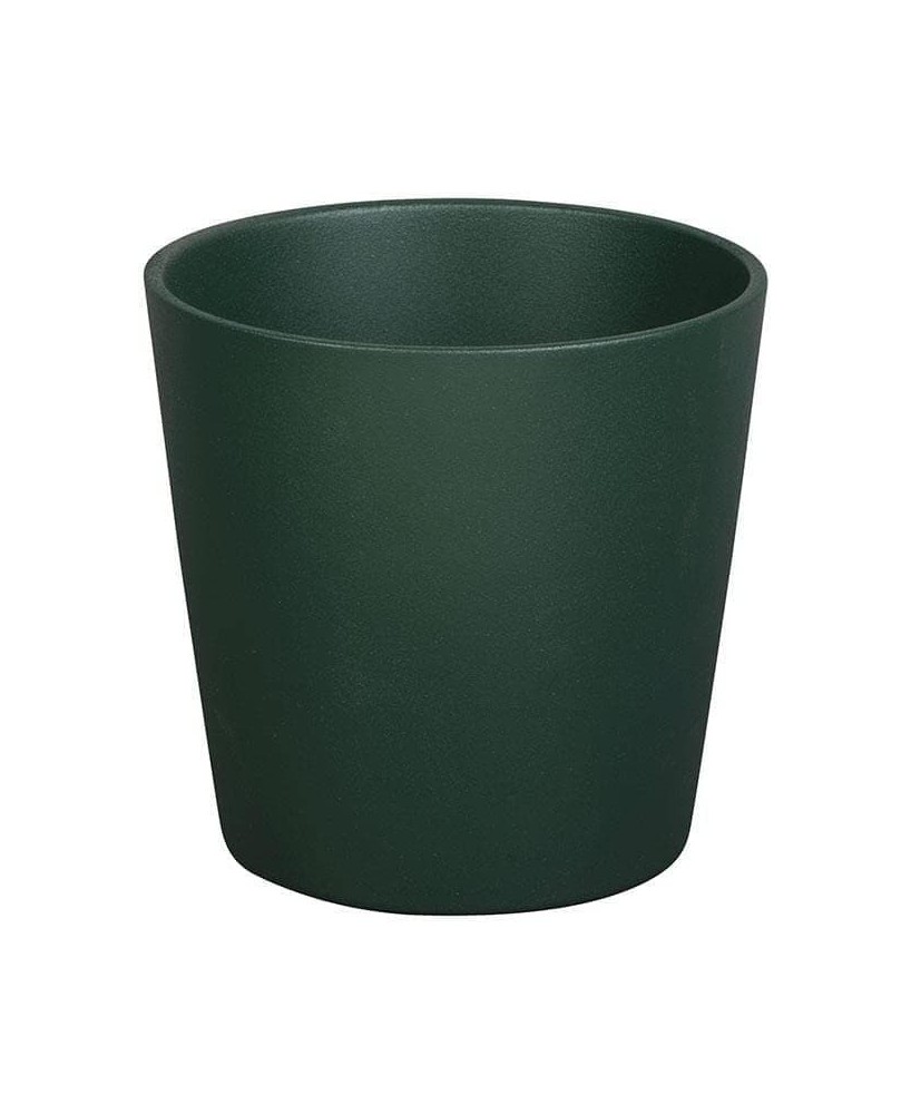 Maceta Cometa Verde Oscuro 17x16cm Herstera  Elegancia y Diseño Compacto para Plantas

