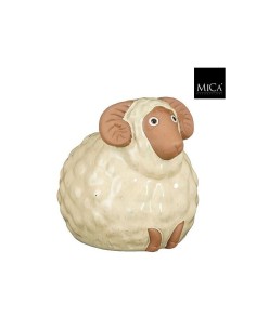 OVEJA CREMA 25.5X21.5X23CM