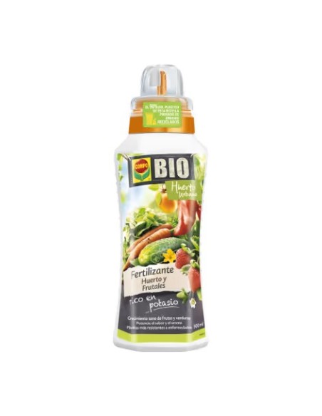 Abono Huerto y Frutales 500ml COMPO  Fertilizante Líquido para Frutas y Hortalizas

