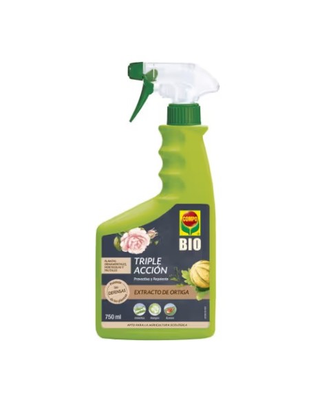 Triple Acción 750ml COMPO | Insecticida, Acaricida y Fungicida Ecológico


