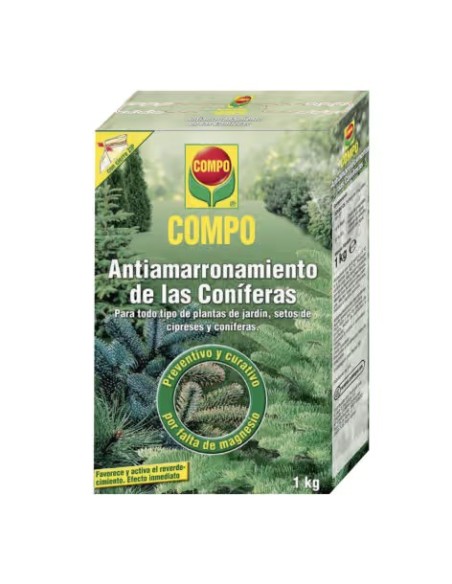 Antiamarronamiento Coníferas COMPO  Corrector para Amarillamiento y Salud de Coníferas

