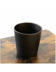 MACETA COMETA 13X13.5CM  MARRON