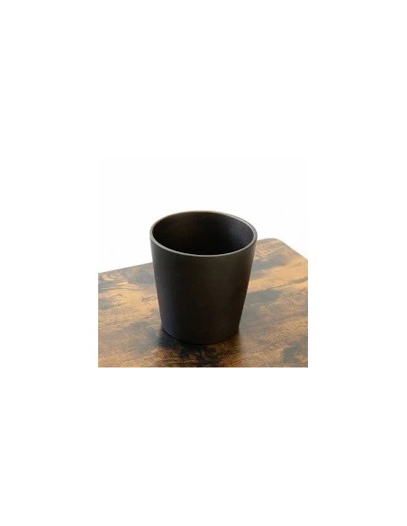 MACETA COMETA 13X13.5CM  MARRON