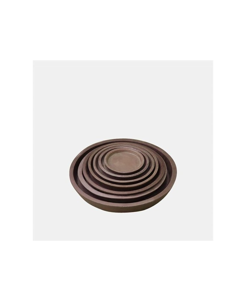 PLATO REDONDO GRES 55X6CM
