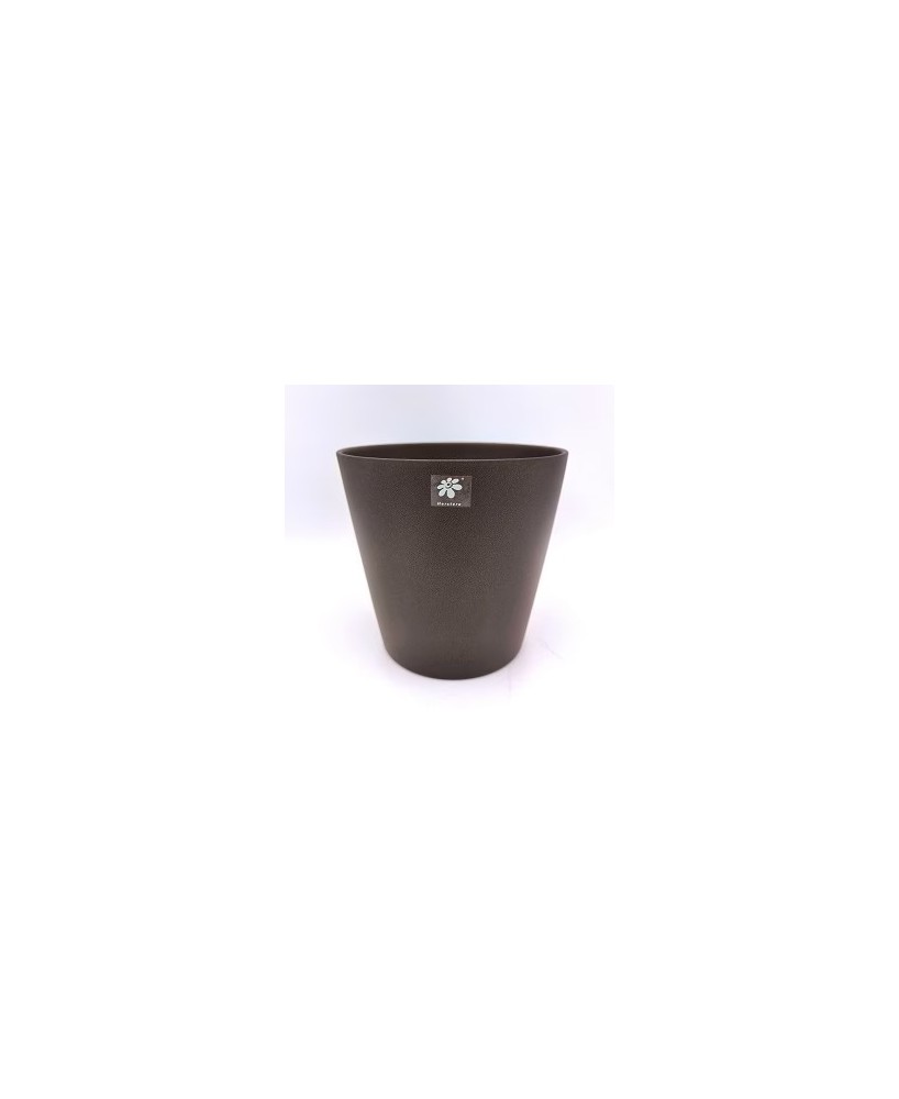 MACETA COMETA 29X28  MARRON