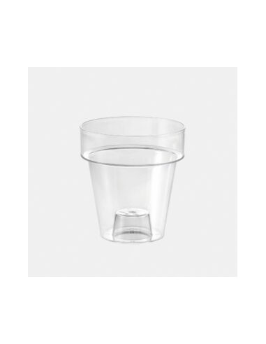 MACETA PORTO TRANSPARENTE 25X27CM