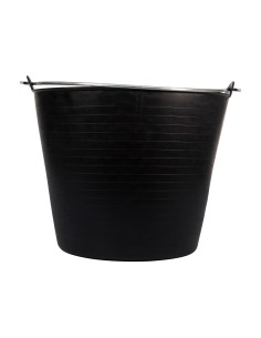 Capazo 26 litros Negro con Asa Metálica Bellota  Resistente y Cómodo | Endanea Garden

