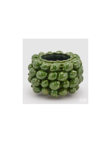 MACETA CHAKRA LIMON H22 D31 VERDE CLARO