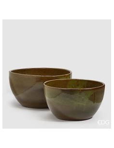 MACETA ESMALTADA ROT H30 ACEITUNA GRANDE