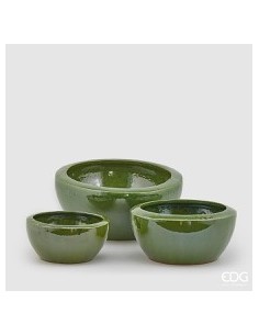 MACETA ESMALTADA CIOTOLA D26 ACEITUNA PEQUEÑA