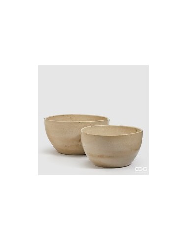 MACETA ESMALTADA IVORY H30 GRANDE