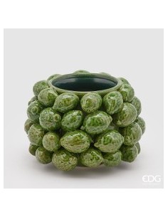 MACETA CHAKRA LIMON H19XD28CM VERDE CLARO