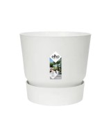 MACETA GREENVILLE REDONDA 40CM  BLANCO