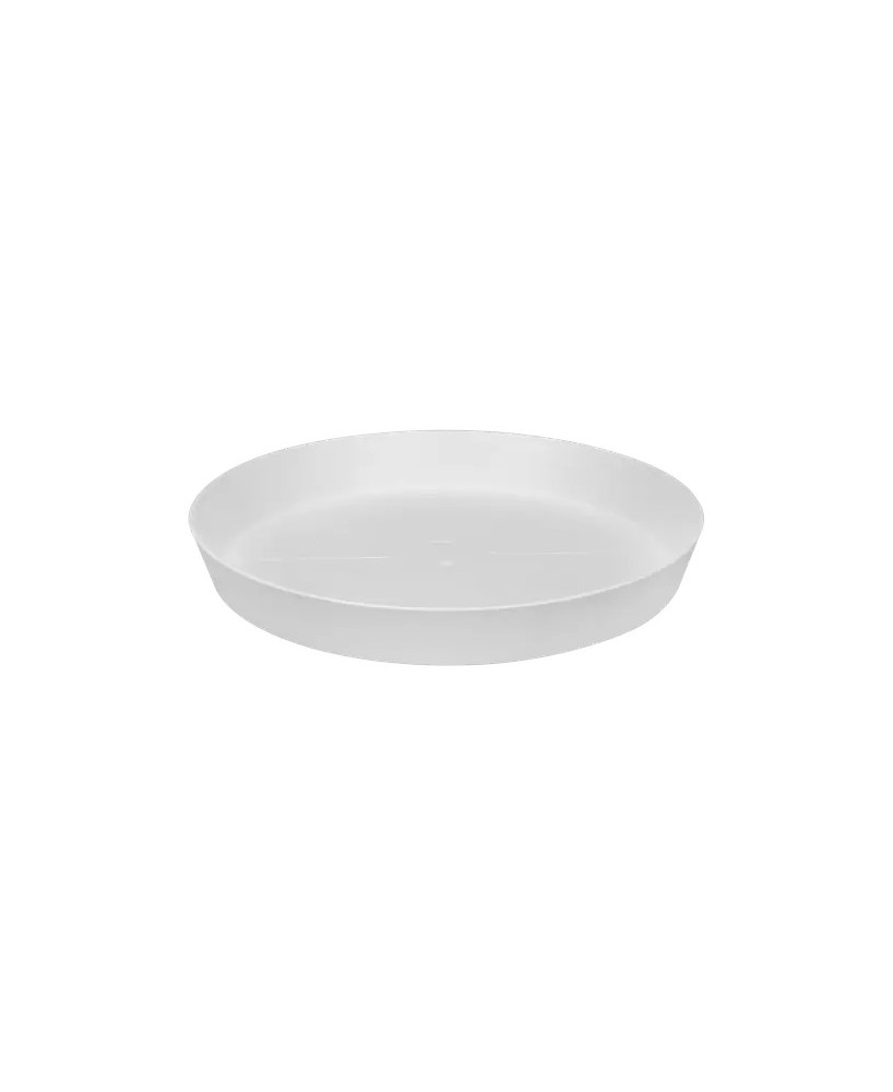 Plato Loft Redondo 34CM Blanco para Macetas Grandes