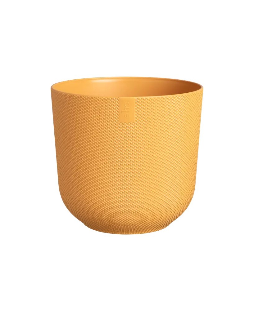 MACETA JAZZ REDONDA AMARILLA 30CM