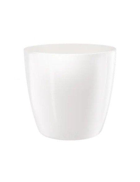 MACETA  BRUSSELS DIAM RED  25CM BLANCO