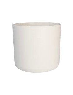 Maceta B.For Soft Redonda 18cm Blanco  Diseño Moderno y Elegante para Plantas Pequeñas y Medianas


