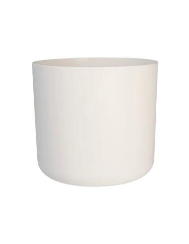 Maceta B.For Soft Redonda 18cm Blanco  Diseño Moderno y Elegante para Plantas Pequeñas y Medianas

