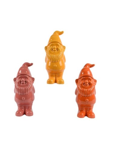 GNOMO CERAMICO FLO BRILLANTE L10XW9.5XH25CM