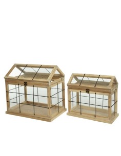 INVERNADERO MADERA GRANDE L39.5XW26XH38.5CM