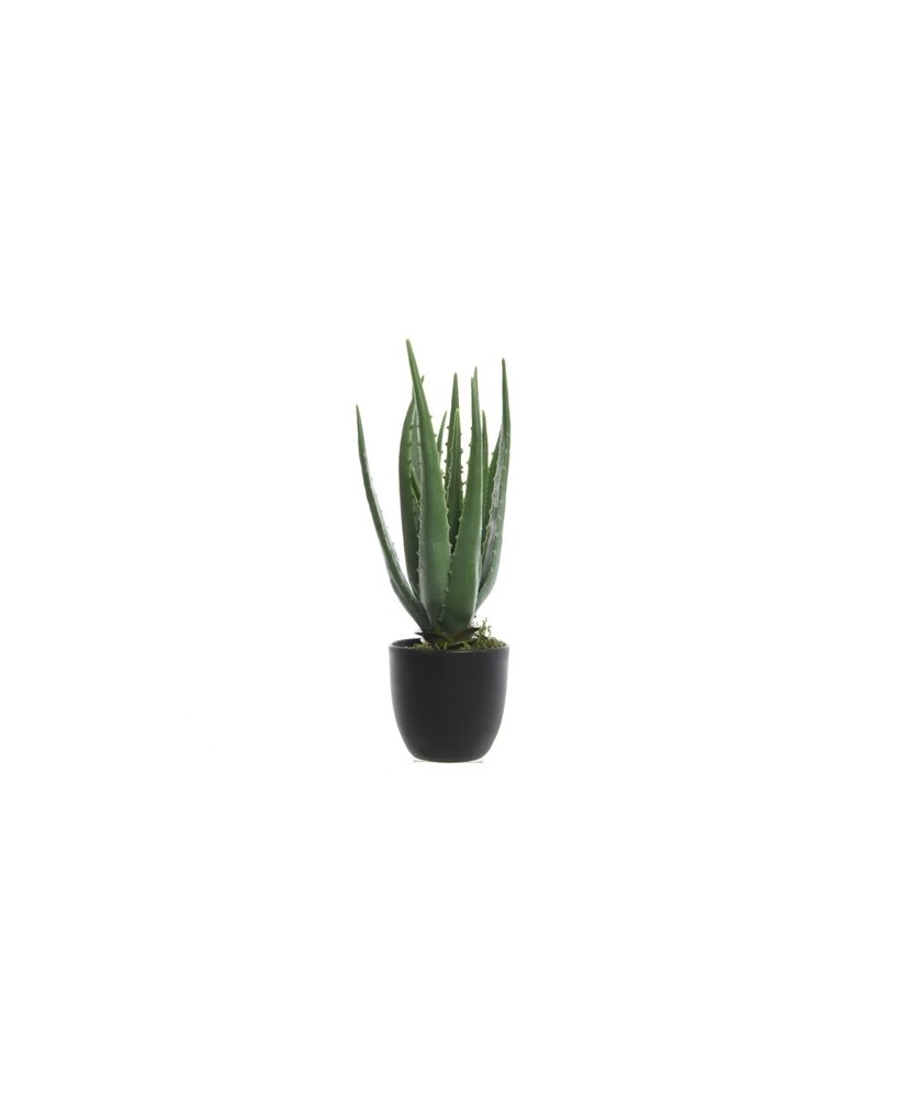 ALOE VERA ARTIFICIAL EN MACETA D25XH35CM