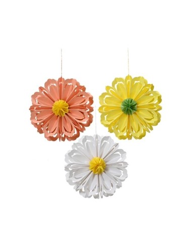 FLOR DE PAPEL D20XH8CM