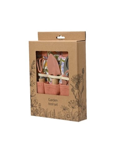 SET HERRAMIENTAS PARA JARDIN TERRACOTTA
