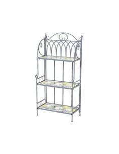 ESTANTE SORRENTO METAL EXTERIOR L31.5XW58XH118.5CM