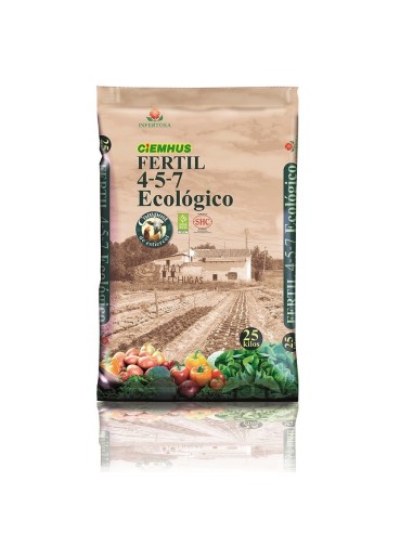 Fertilizante Ecológico 4-5-7 25 kg  Abono Orgánico para Huerto y Jardín | Endanea Garden


