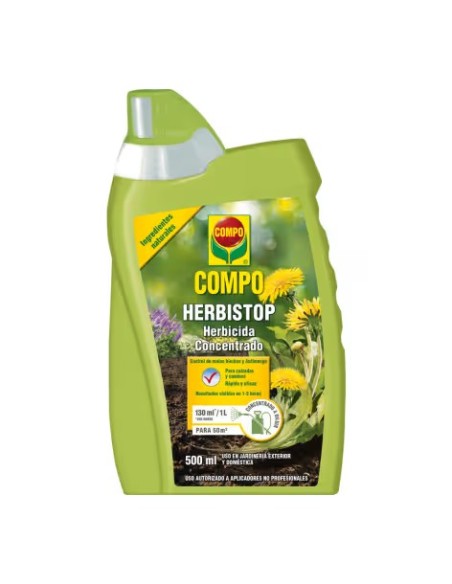 Herbicida Total 500ml COMPO  Elimina Malas Hierbas en Jardines y Huertos

