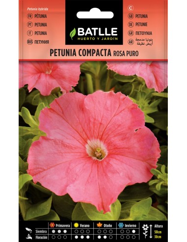 SEMILLA PETUNIA COMPACTA ROSA