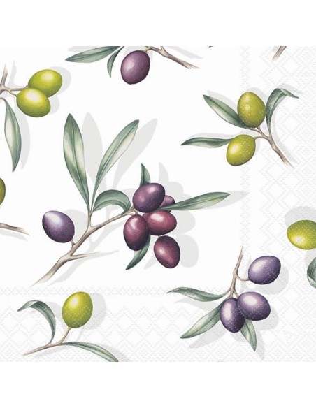 SERVILLETA 33 DELICIOUS OLIVES FSC MIX