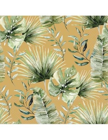 SERVILLETA 33  HOJAS DE ORO DE LA JUNGLA FSC MIX