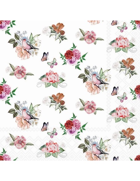 SERVILLETA 33 CHARLOTTE BLANCA FSC MIX