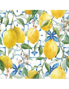 SERVILLETA 33 LIMONES DEL MEDITERRANEO